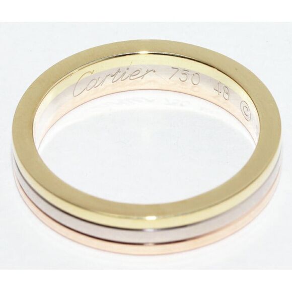 Cartier Louis Cartier Vendome Au750 Ring Size 8 - Picture 4 of 5